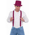 Burgundy Suspenders Each