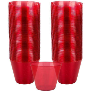 Amscan_OO Tableware - Cups Apple Red Kiwi Plastic Tumbler 266ml 72pk