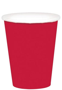 Amscan_OO Tableware - Cups Apple Red Navy Flag Blue Paper Cups 266ml 20pk