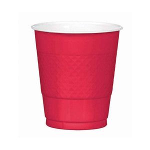 Amscan_OO Tableware - Cups Apple Red Navy Flag Blue Premium Plastic Cups 355ml 20pk