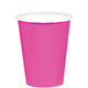 Amscan_OO Tableware - Cups Bright Pink Navy Flag Blue Paper Cups 266ml 20pk