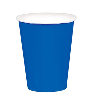 Amscan_OO Tableware - Cups Bright Royal Blue Navy Flag Blue Paper Cups 266ml 20pk