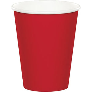 Tableware - Cups Classic Red Paper Cups 266ml 24pk