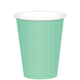 Amscan_OO Tableware - Cups Cool Mint Caribbean Blue Paper Cups 266ml 20pk