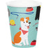 Dog Party Cups Paper 266ml 8pk