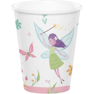 Tableware - Cups Fairy Forest Paper Cups 266ml 8pk