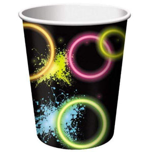 Amscan_OO Tableware - Cups Glow Party Cups Paper 266ml 8pk