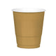 Amscan_OO Tableware - Cups Gold Gold Premium Plastic Cups 355ml 20pk