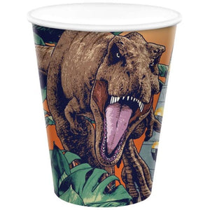 Tableware - Cups Jurassic Into The Wild Paper Cups 266ml 8pk