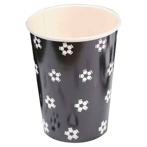 Tableware - Cups Kick Off Party Football Paper Cups 266ml 8pk