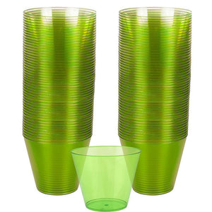 Amscan_OO Tableware - Cups Kiwi Kiwi Plastic Tumbler 266ml 72pk