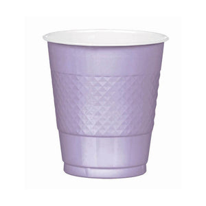Amscan_OO Tableware - Cups Lavender Lavender Premium Plastic Cups 355ml 20pk