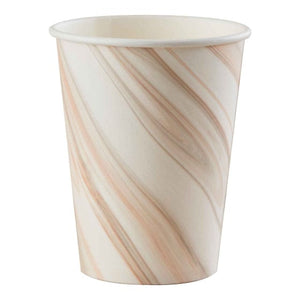 Tableware - Cups Mix It Up Natural Marble Paper Cups 266ml 8pk