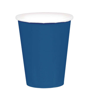 Amscan_OO Tableware - Cups Navy Flag Blue Festive Green Paper Cups 266ml 20pk