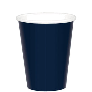 Amscan_OO Tableware - Cups Navy Navy Flag Blue Paper Cups 266ml 20pk