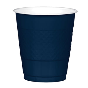 Amscan_OO Tableware - Cups Navy Navy Premium Plastic Cups 355ml 20pk