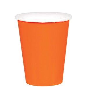 Amscan_OO Tableware - Cups Orange Blush Pink Paper Cups 266ml 20pk