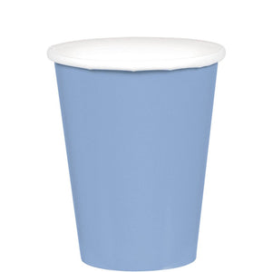 Amscan_OO Tableware - Cups Pastel Blue Bright Pink Paper Cups 266ml 20pk