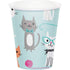 Purrfect Party Cups Paper 266ml 8pk