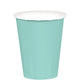 Amscan_OO Tableware - Cups Robin's Egg Blue Blush Pink Paper Cups 266ml 20pk