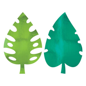 Amscan_OO Tableware - Drink Markers, Labels & Blackboards Aloha Giant Palm Leaves Foil Board 8pk