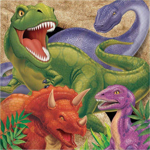 Amscan_OO Tableware - Napkins Dino Blast Lunch Napkins 16pk