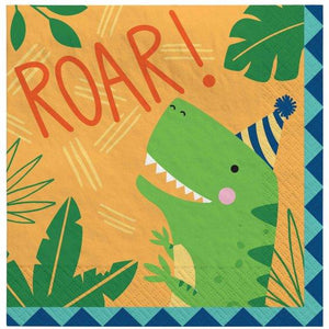 Amscan_OO Tableware - Napkins Dino-Mite Party Dinosaur Lunch Napkins 16pk