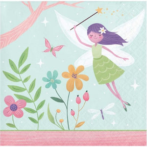 Tableware - Napkins Fairy Forest Beverage Napkins 16pk