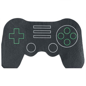 Tableware - Napkins Game Controller Controller Shape Napkins 16.5cm 16pk