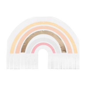 Tableware - Napkins Happy Everything Gold Foiled Rainbow Fringe Napkins 16pk