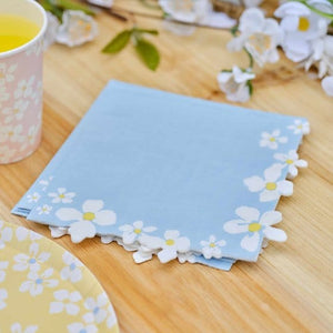 Tableware - Napkins Hello Spring Flower Edge Floral Napkins 16pk