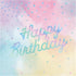 Iridescent Foil Lunch Happy Birthday Napkins 16pk