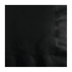 Amscan_OO Tableware - Napkins Jet Black Lunch Napkins 33cm 20pk