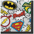 Justice League Heroes Unite Beverage Napkins 13cm 16pk