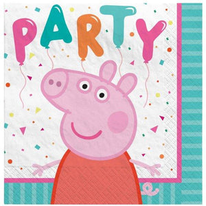 Amscan_OO Tableware - Napkins Peppa Pig Confetti Party Beverage Napkins 16pk