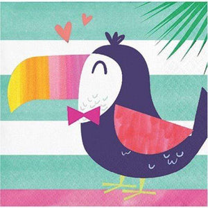 Amscan_OO Tableware - Napkins Pineapple N Friends Beverage Napkins 16pk