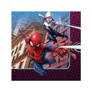 Amscan_OO Tableware - Napkins Spider-Man Webbed Wonder Beverage Napkins 25cm 16pk
