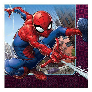 Amscan_OO Tableware - Napkins Spider-Man Webbed Wonder Lunch Napkins 33cm 16pk