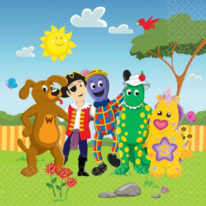 Tableware - Napkins The Wiggles Party Lunch Napkins 16pk