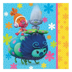 Amscan_OO Tableware - Napkins Trolls Lunch Napkins 33cm 16pk