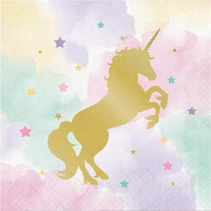 Amscan_OO Tableware - Napkins Unicorn Sparkle Lunch Napkins 16pk