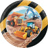 Big Dig Construction Dinner Plates Paper 22cm 8pk