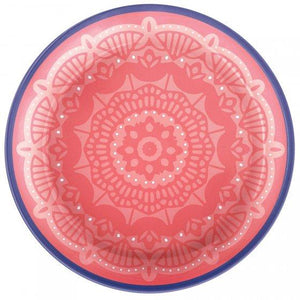 Amscan_OO Tableware - Plates Boho Vibes Round Melamine Lunch Plates 17cm 4pk