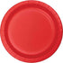 Classic Red Lunch Paper Plates 18cm 24pk