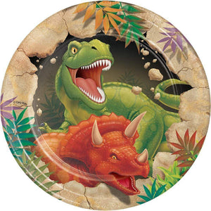 Amscan_OO Tableware - Plates Dino Blast Lunch Plates 18cm 8pk