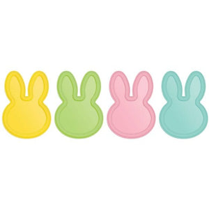 Tableware - Plates Easter Bunny Shaped Melamine Plates 25cm x 18cm 4pk