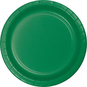 Tableware - Plates Emerald Green Dinner Paper Plates 23cm 24pk