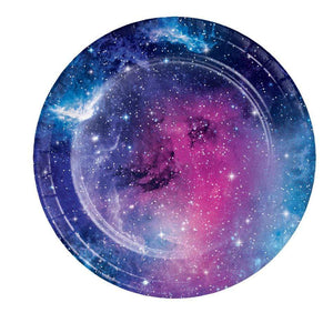 Amscan_OO Tableware - Plates Galaxy Party Lunch Plates Paper 18cm 8pk