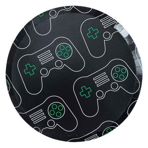 Tableware - Plates Game Controller Paper Plates NPC 25cm 8pk