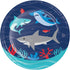 Shark Party Lunch Paper Plates 18cm 8pk